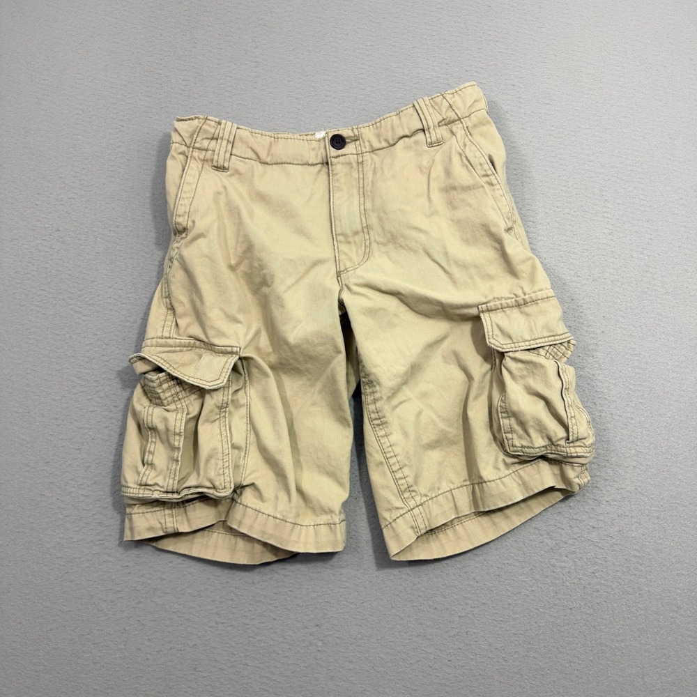 Vintage Aeropostale Cargo Shorts Men's 30 Tan 12" Inseam Utility Paratrooper y2k